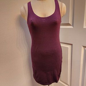 Divided purple mini dress, size 8
